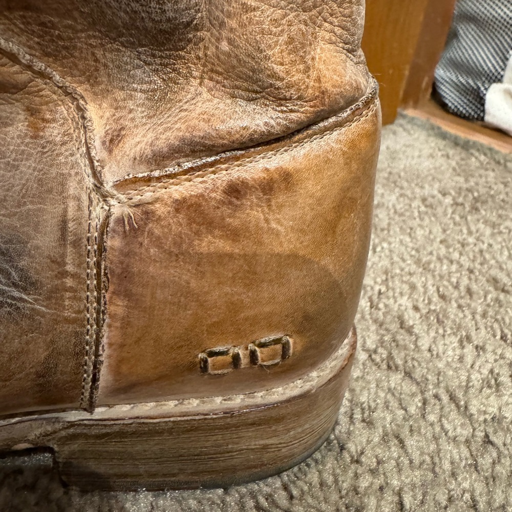 BED|STU Manchester Tall Boots in distressed leather 7 - Picture 6 of 7